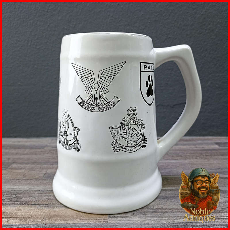 Vintage Rhodesian Border War Beer Mug