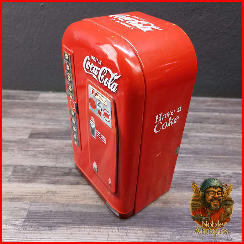 Coca-Cola retro-style vending machine coin bank (Bank1)