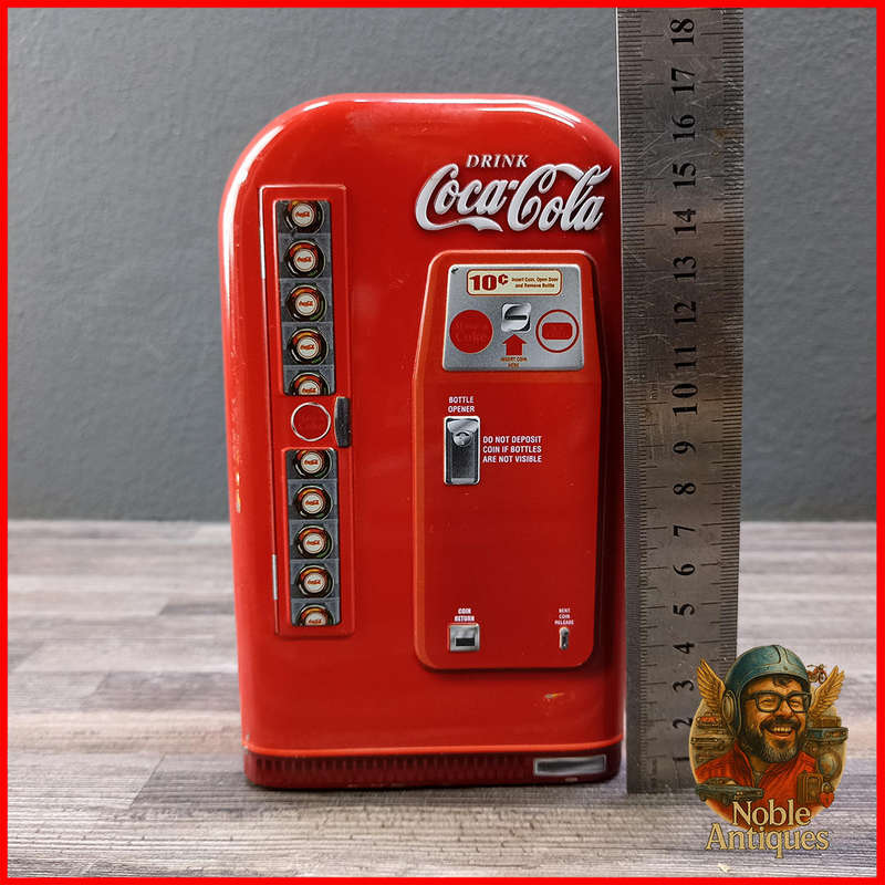 Coca-Cola retro-style vending machine coin bank (Bank1)