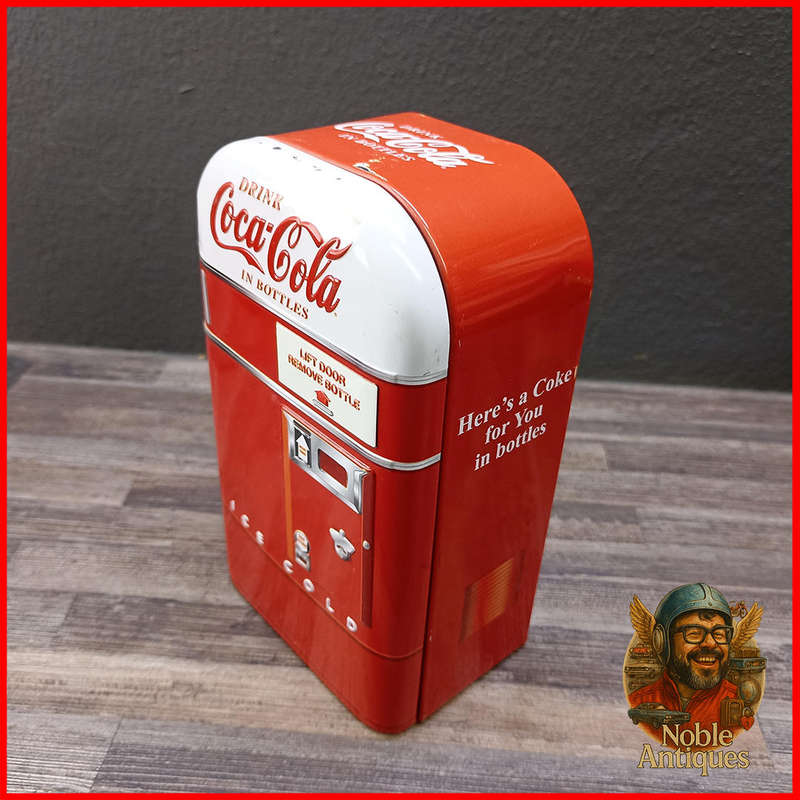 Coca-Cola retro-style vending machine coin bank (Bank2)