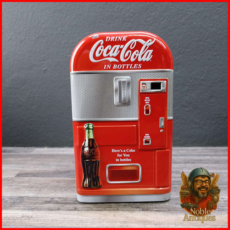Coca-Cola retro-style vending machine coin bank (Bank3)
