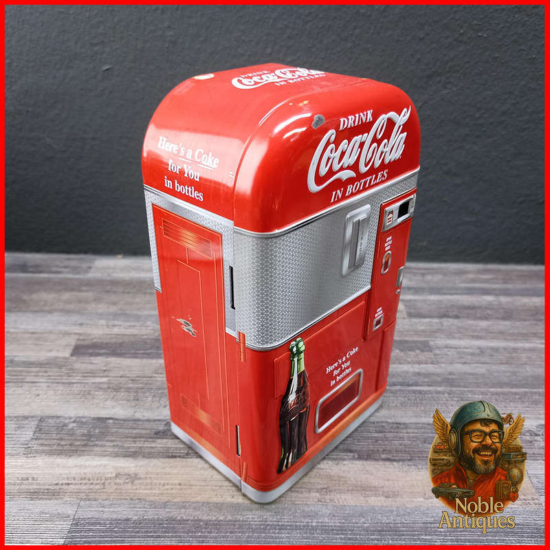 Coca-Cola retro-style vending machine coin bank (Bank3)