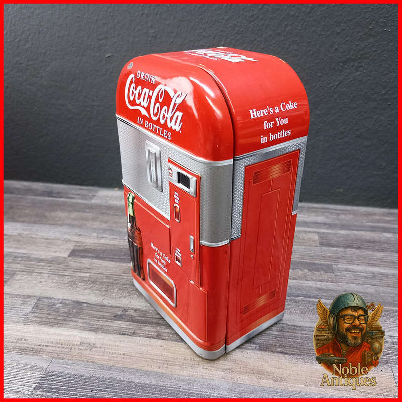 Coca-Cola retro-style vending machine coin bank (Bank3)