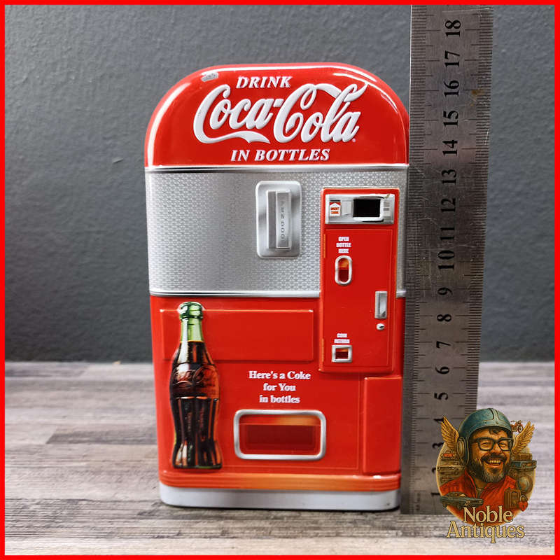 Coca-Cola retro-style vending machine coin bank (Bank3)