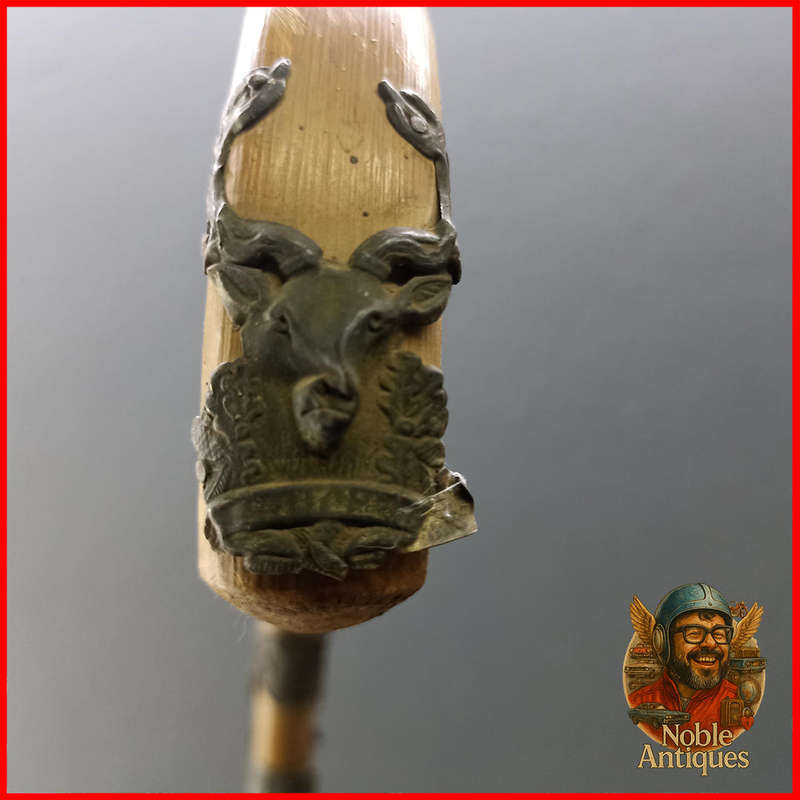 Vintage German Walking Stick or Memory stick, likely 19th or early 20th century (K2)