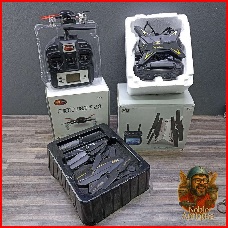 RC Drone Collection, Spared or Repair, Not Tested