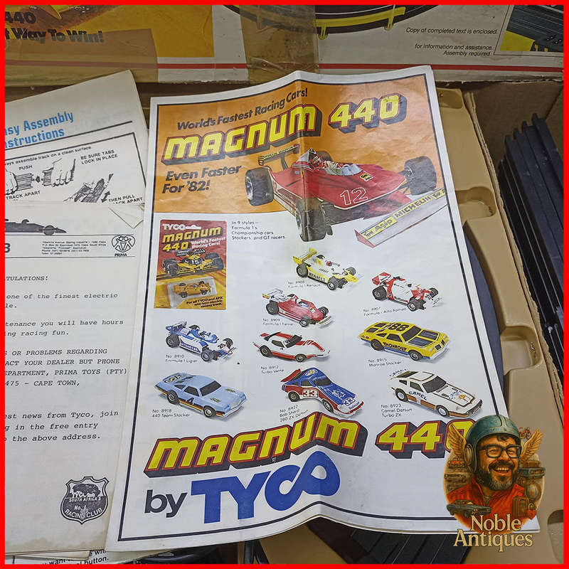 Vintage 1981 Boxed Tyco Magnum 440 Pro Racing slot car set