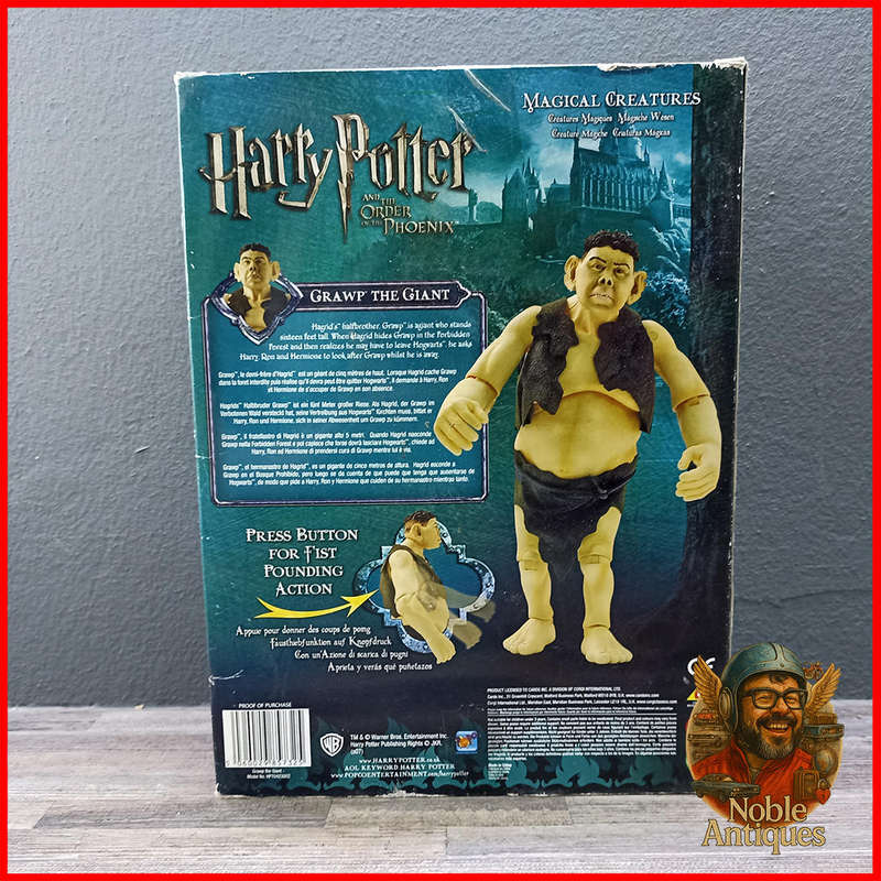 Original Boxed Harry Potter Grawp the Giant Figure Approx 25cm