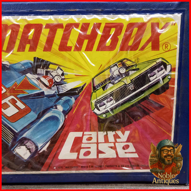 Vintage 1970s Matchbox Superfast die-cast cars and a Matchbox Carry Case Collection