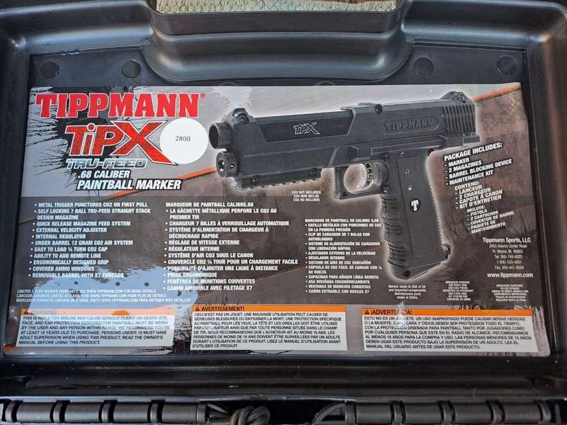 Tippmann Tipx Self Defence Pepper / Paintball Pistol Kit