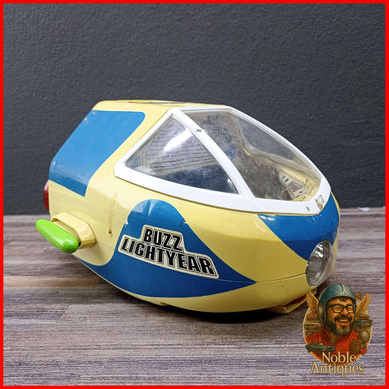 Vintage Toy Story Think Way 1996 Buzz Lightyear's Space Craft, lights and speaks