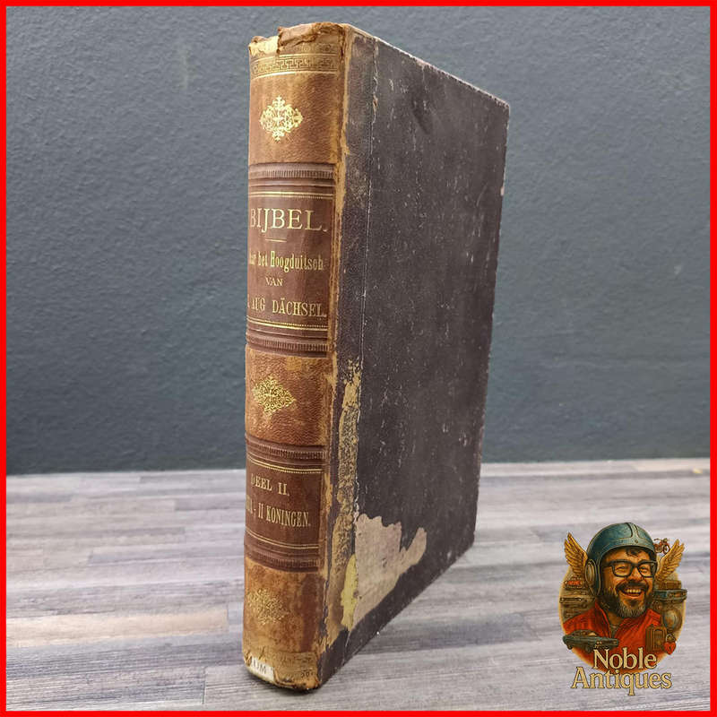 1894 Antique Family DUTCH BIBLE, BYBEL