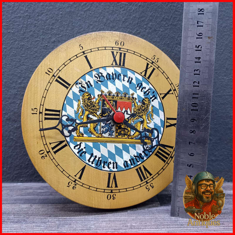 Vintage Bavarian Germany Wall Clock