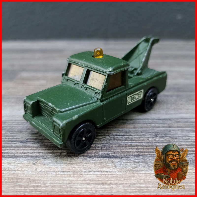 Vintage 1970s Corgi Juniors Land Rover Recovery Vehicle