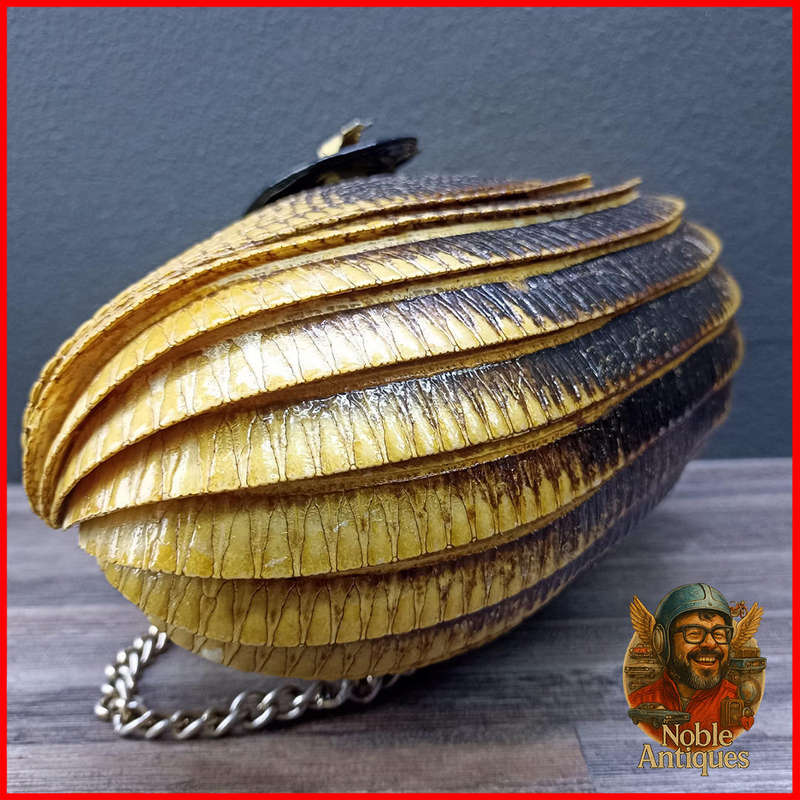 1940s taxidermy armadillo purse