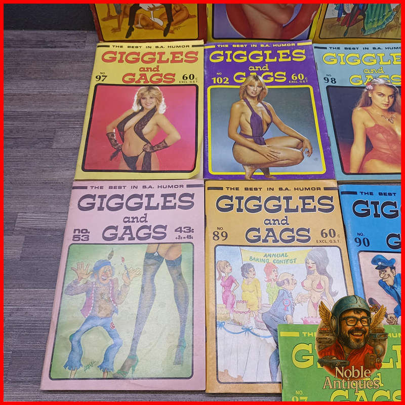 Vintage Giggles and Gags Magazine Collection