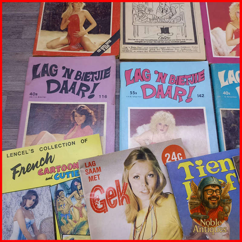 Vintage Afrikaans LAG N BIETJIE DAAR Magazine Collection