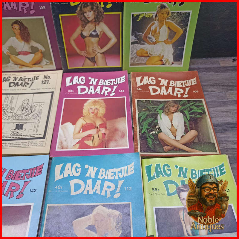 Vintage Afrikaans LAG N BIETJIE DAAR Magazine Collection