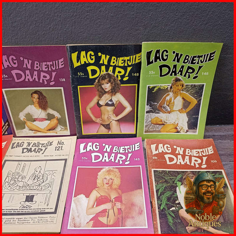 Vintage Afrikaans LAG N BIETJIE DAAR Magazine Collection