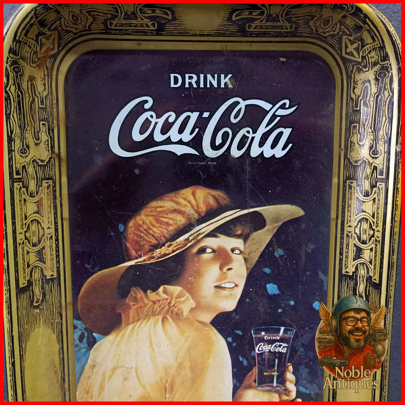 Vintage Coca-Cola advertising Metal Serving Tray