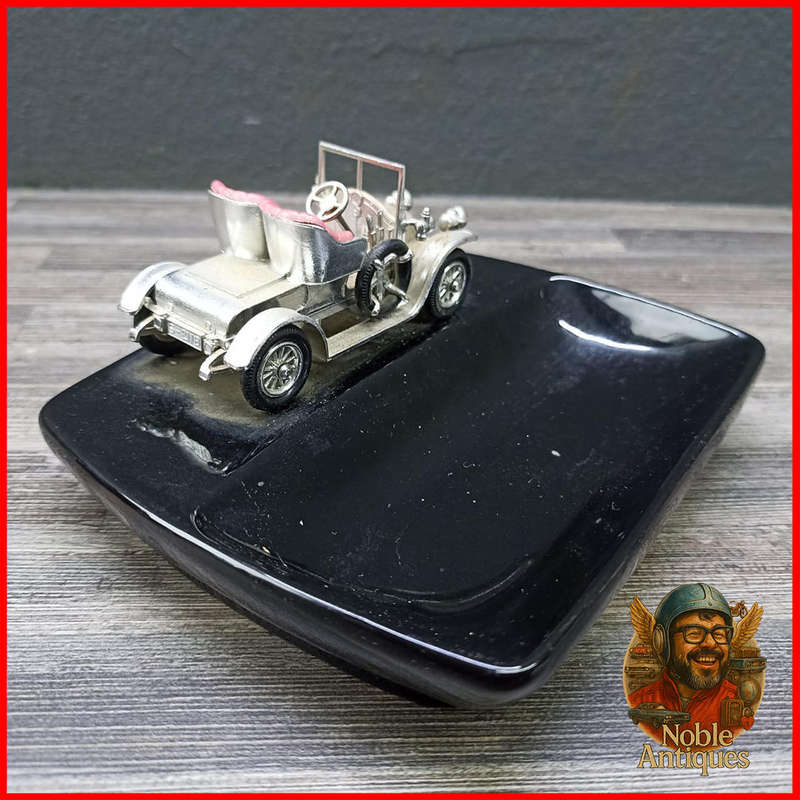 Chrome Plated Lesney Matchbox Models of Yesteryear Giftware Office Desk Paperclip Tray