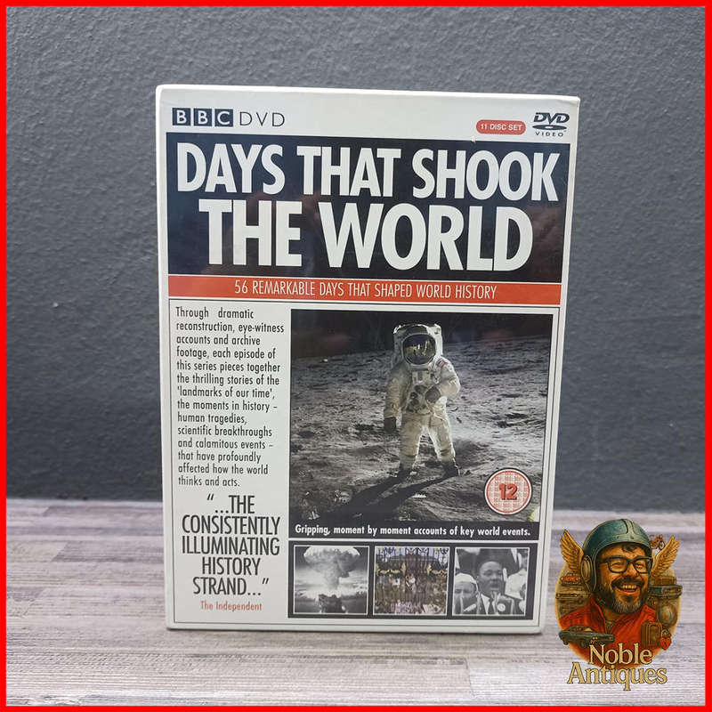 Sealed Days That Shook The World," a DVD box set featuring 56 remarkable days that shaped world