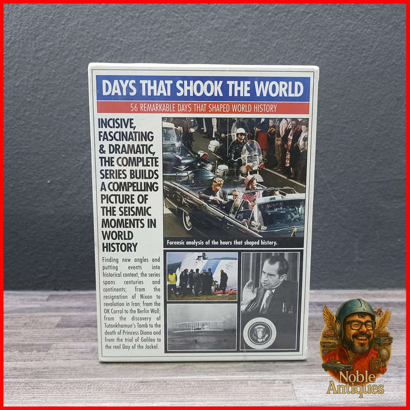 Sealed Days That Shook The World," a DVD box set featuring 56 remarkable days that shaped world