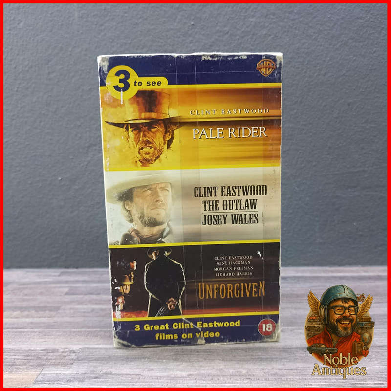 Boxed 3 Best Clint Eastwood VHS Collection