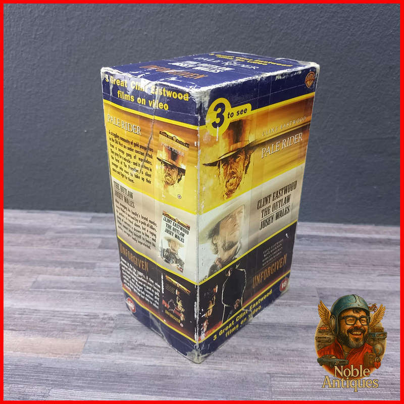 Boxed 3 Best Clint Eastwood VHS Collection