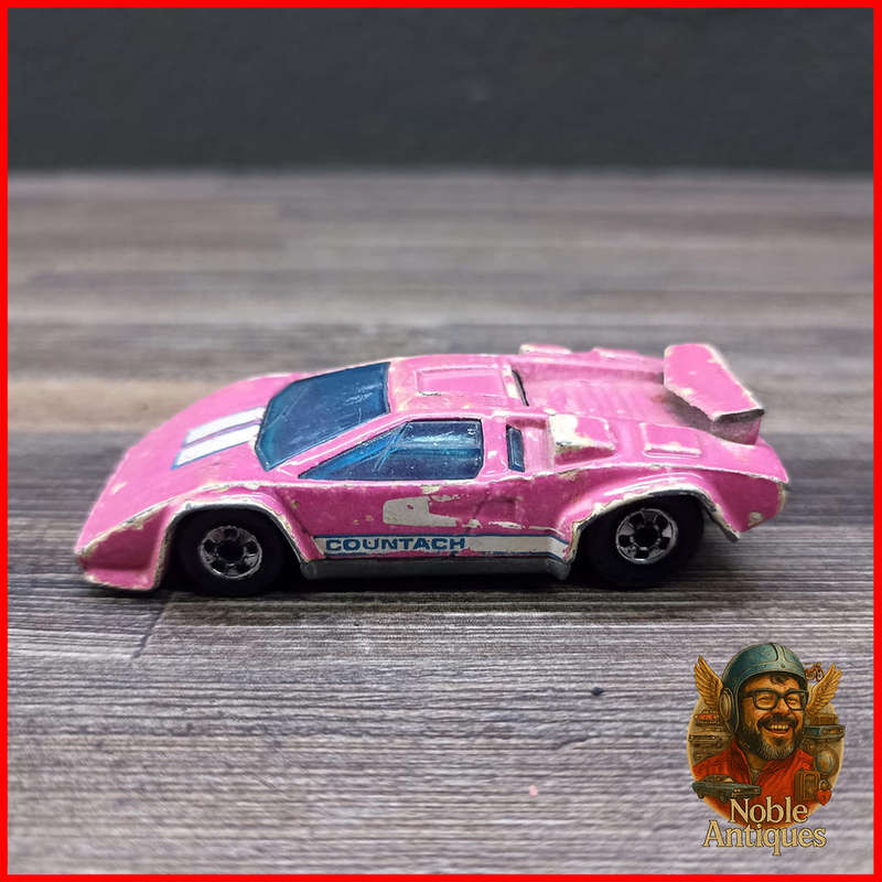 Vintage 1987 Hot Wheels Color Racers Lamborghini Countach