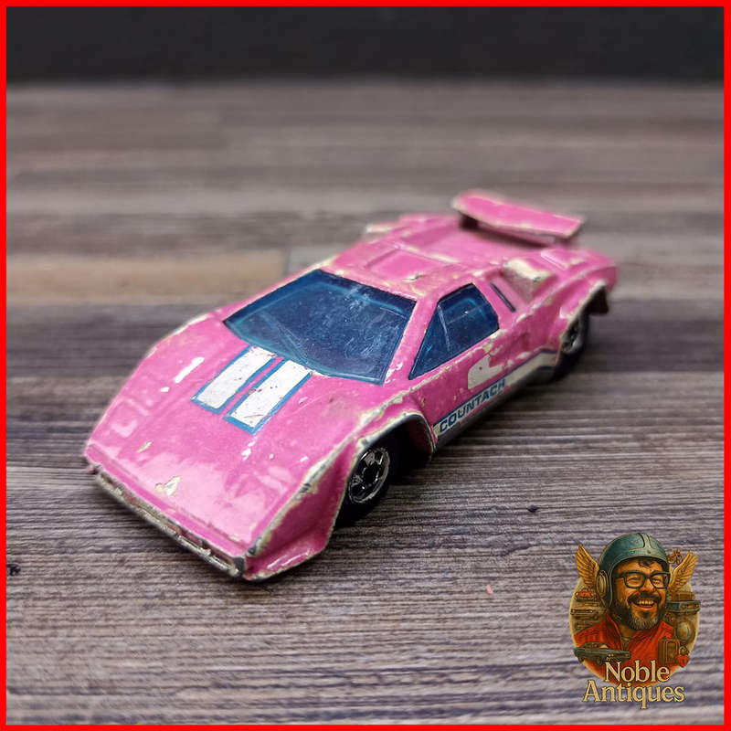 Vintage 1987 Hot Wheels Color Racers Lamborghini Countach