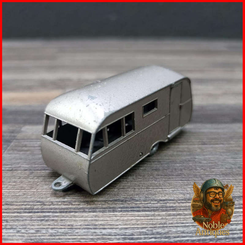 Vintage 1960 Matchbox Lesney 23c Bluebird Dauphine Caravan