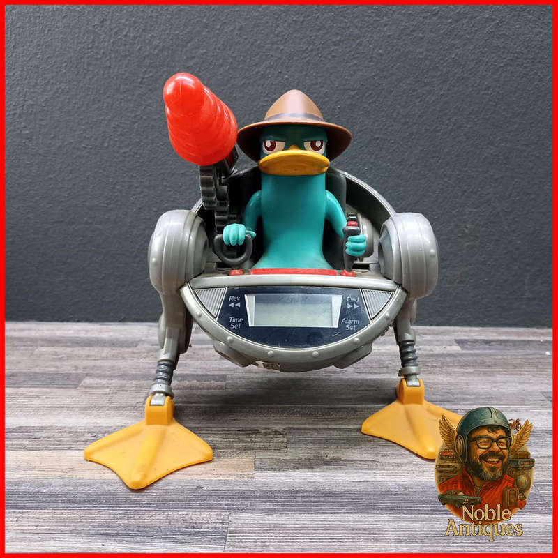 Disney Phineas & Ferb Perry the Platypus iHome Dual Alarm Clock and iPod Speaker