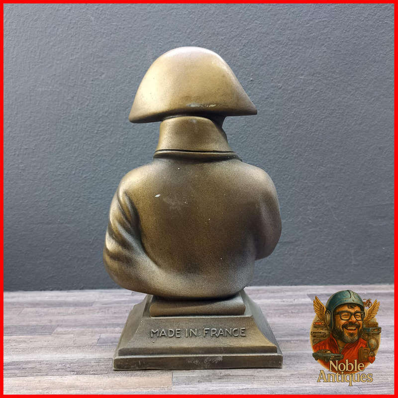 Vintage Courvoisier Cognac Napoleon bust figurine