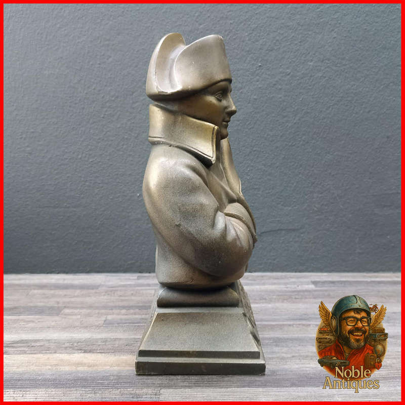 Vintage Courvoisier Cognac Napoleon bust figurine