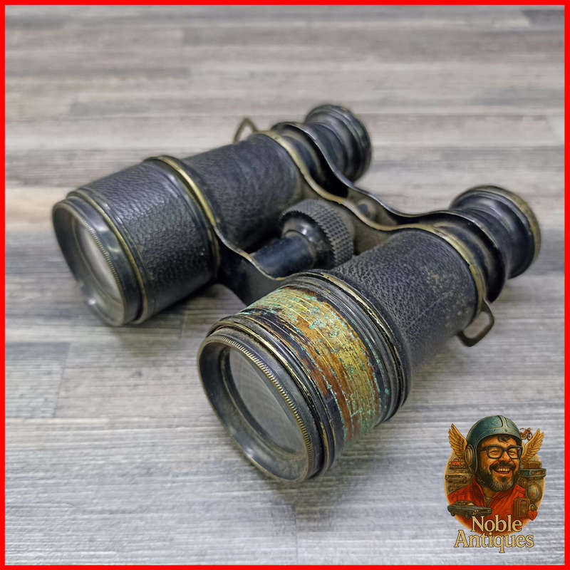 Antique 1920's Military Field Binoculars