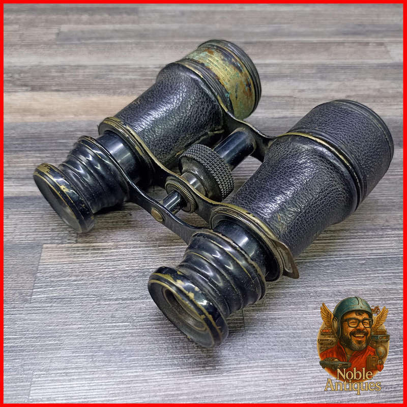 Antique 1920's Military Field Binoculars