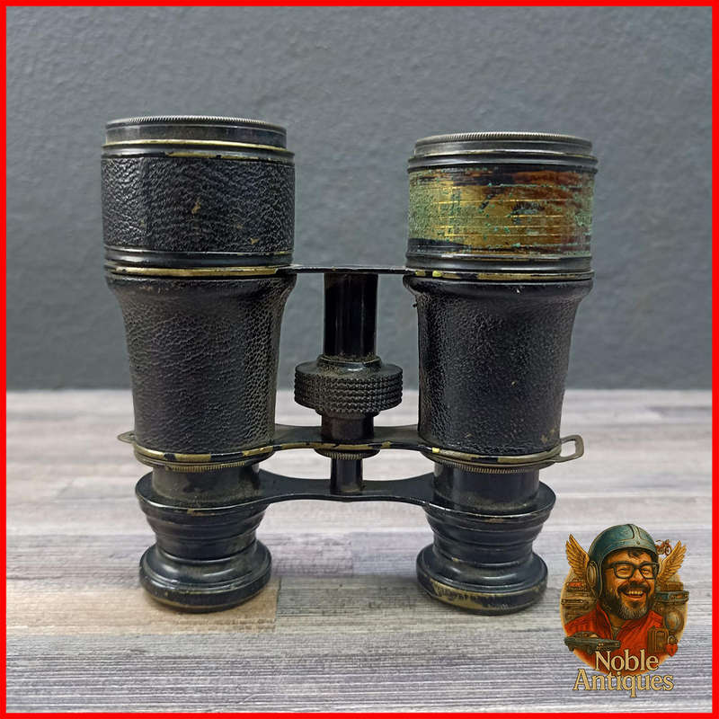 Antique 1920's Military Field Binoculars