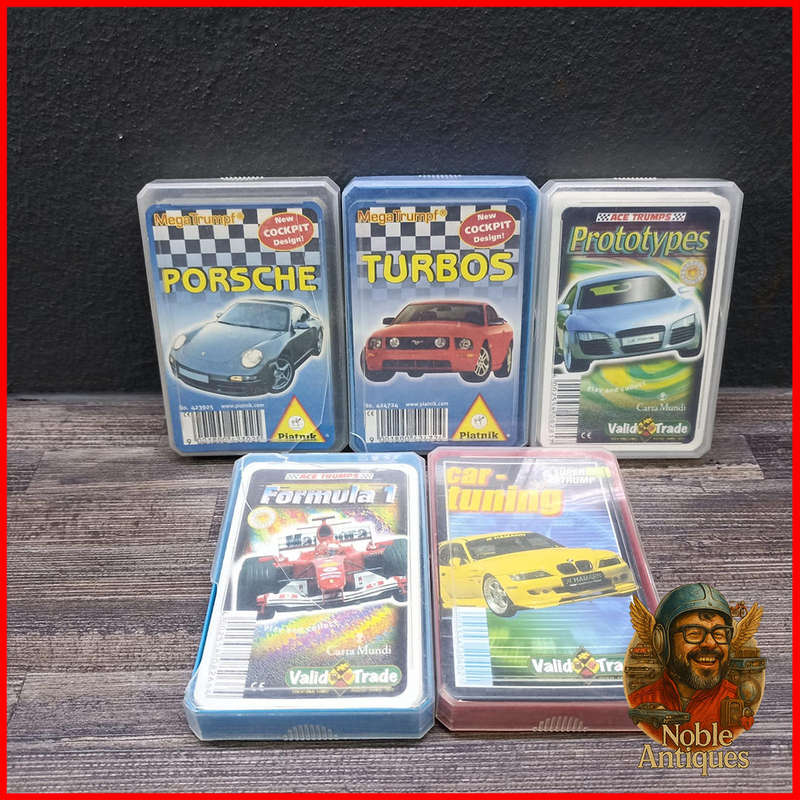 Vintage Trump Automobile Cards Collection