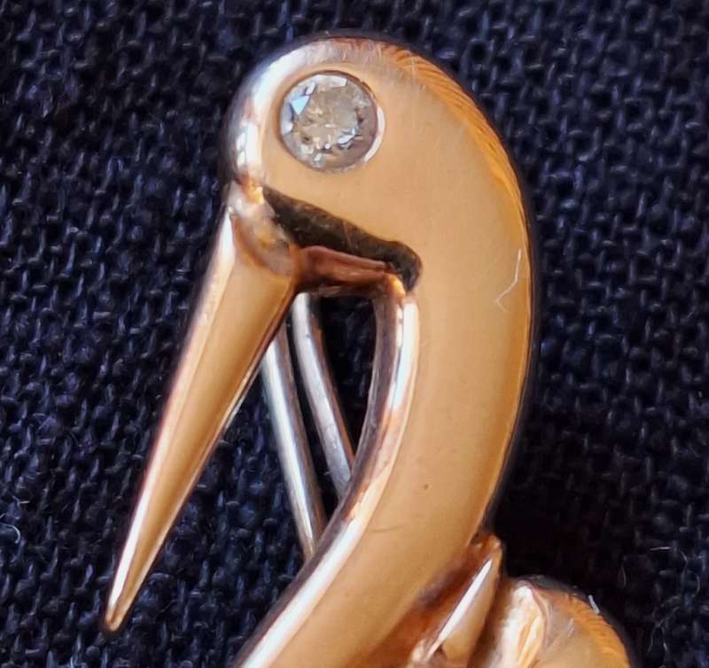Vintage 9ct Gold, Diamond & Pearl Pendant 7.7grams