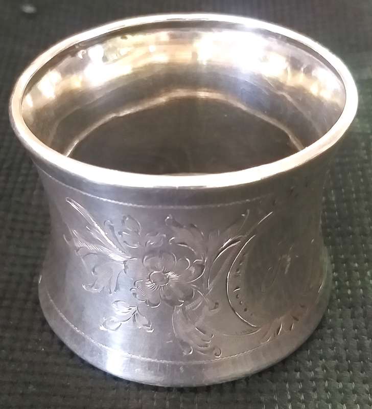 Vintage Silver Serviette Ring 21 Grams