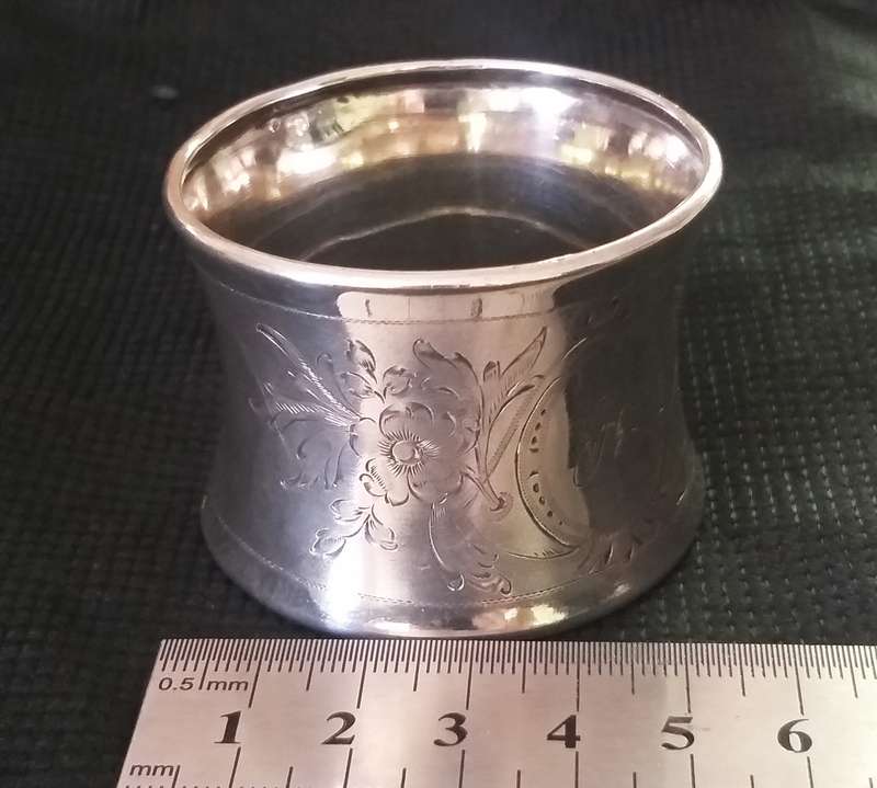 Vintage Silver Serviette Ring 21 Grams