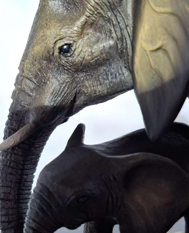 Feathers of Knysna - Elephant Duo