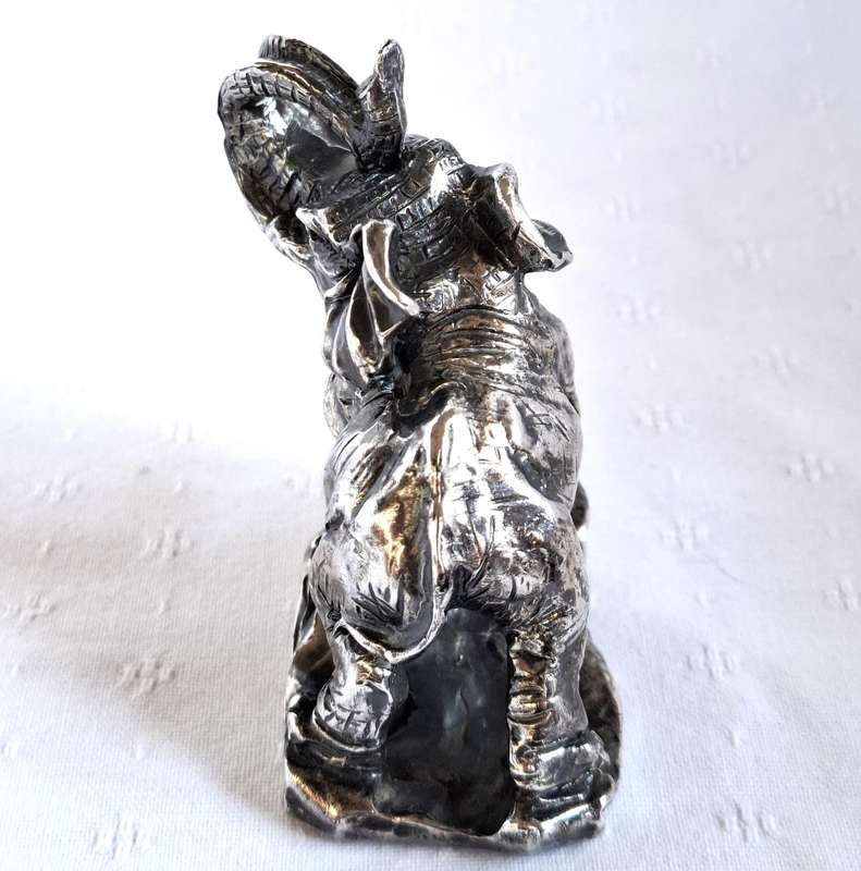 Turkish Tekform Sterling Silver plated elephant .925 Stamp