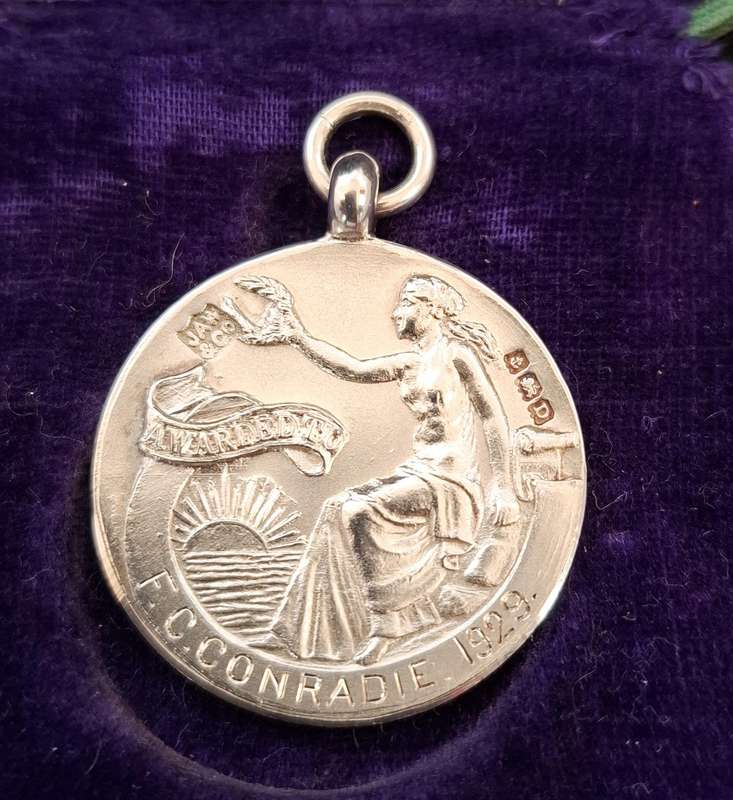 Antique Sterling Silver (.925) Pendant - SA Lifesaving