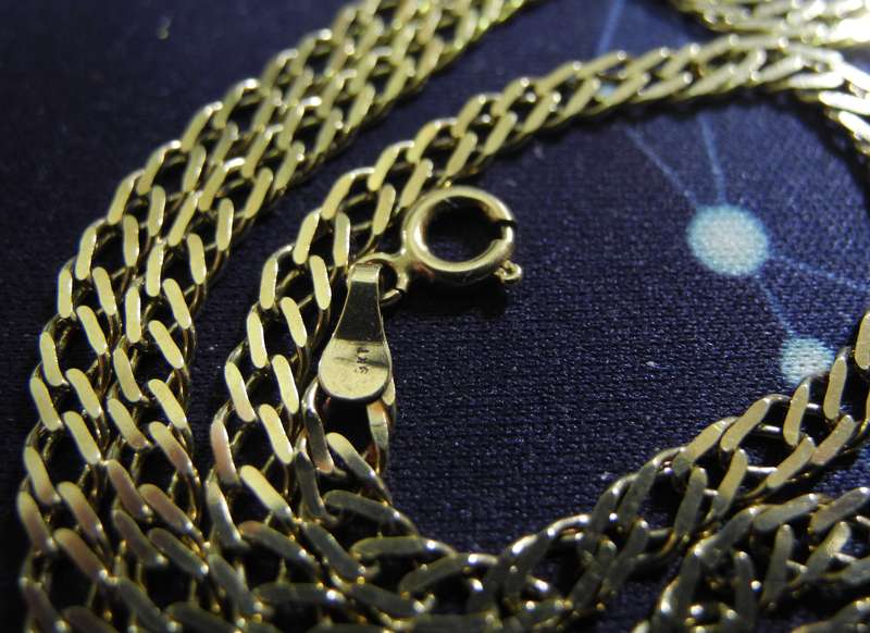 Vintage Yellow Gold Necklace - 9ct ( 7.4 g )