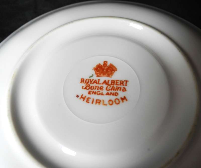 Royal Albert Heirloom Demitasse Cup & Saucer Set
