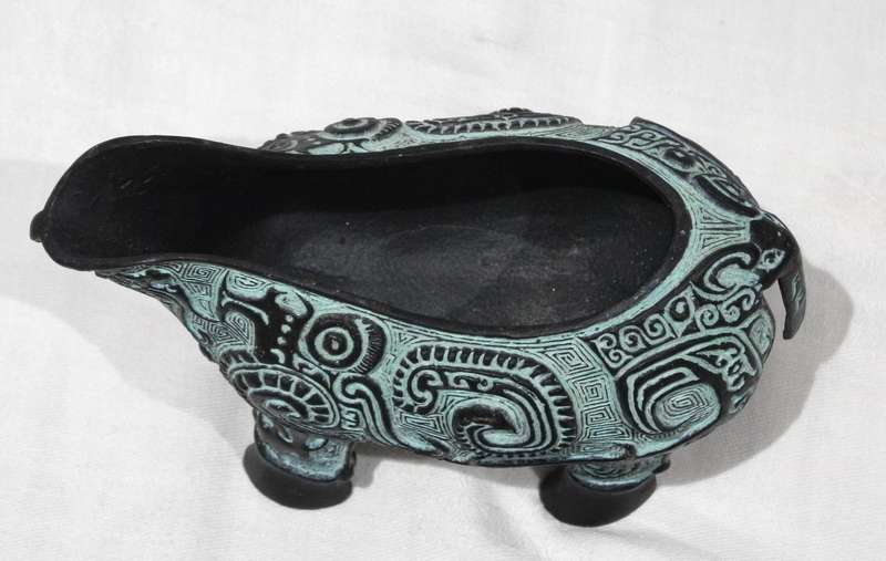 Zoomorphic Bronze Vessel - Buffalo