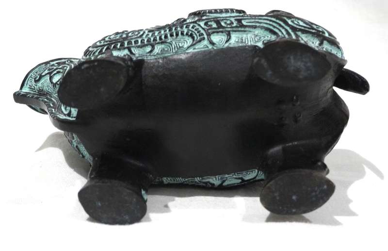 Zoomorphic Bronze Vessel - Buffalo