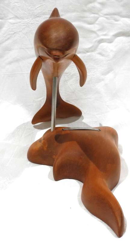 Fins Of Knysna - Dolphin Figure by Kevin Berry